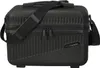 A black travel beauty case with a shoulder strap is shown against a white background. Anteprima dell’immagine prodotto