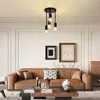 ZMH Deckenleuchte Schwarz Vintage 4 Flammig E27 Küchenlampe Produktbild-Vorschau 8