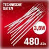 MONZANA® Lichterkette Meteorschauer 480 LED Außen 10 Röhre Produktbild-Vorschau 5