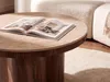 BELIANI Couchtisch Braun Keramik Tischplatte Travertinoptik Produktbild-Vorschau 4