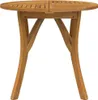 vidaXL Gartentisch Ø 85 cm Massivholz Akazie Produktbild-Vorschau 3