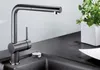BLANCO LINUS-S, Ziehen, Silber, Metall, Hebelgriffe, Produktbild-Vorschau 2