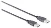 USB-A Verbindungskabel, 2.0, schwarz, 1m Produktbild-Vorschau 2