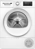 A front view of a white Bosch Serie 4 dryer. Produktbild-Vorschau