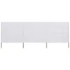 vidaXL Tissu brise-vent en 3 parties 400 x 120 cm blanc Voir les images du produit 2