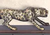 WOHNLING Dekofigur Panther Aluminium Gold 63 cm mit Produktbild-Vorschau 4