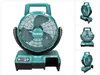 Makita CF001GZ, Domáci lopatkový ventilátor, Čierna, Modrá, Náhľad obrázku produktu 1