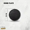 Wilmax Assiette ronde 18 cm, lot de 6, SlateStone Noir Voir les images du produit 3