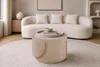 riess-ambiente Sessel LUNA 65cm champagner greige Bouclé Produktbild-Vorschau 8