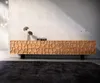 DELIFE Lowboard Solu 260 cm Akazie Natur 2 Türen 6 Schübe Produktbild-Vorschau 2