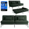 COMHOMA Sofa Schlafsofa mit Schlaffunktion, überzug Futon Produktbild-Vorschau 1