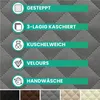 novely® ALPEN Velours-Polsterstoff 3-lagig gesteppt - Produktbild-Vorschau 2
