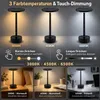 2er Set Kabellose Dimmbare LED Akku Tischleuchten, Touch Produktbild-Vorschau 2