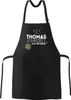 Grill-Schürze Küchenschürze mit Spruch Bei Personalisiert Produktbild-Vorschau 2