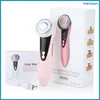 A pink facial skin care massager and its packaging are displayed against a white background. Náhľad obrázku produktu