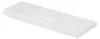 A white plastic refrigerator drawer with a lid. Produktbild-Vorschau