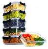 Aviro Frischhaltebehälter Glas – 6 Stück – Meal Prep Produktbild-Vorschau 1