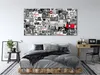 Wandbild Mega XXXL Banksy Collage 250x125 cm Einteiliger Produktbild-Vorschau 3