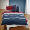 Traumschlaf Seersucker Bettwäsche Mick navy 200x200 cm + 2x Produktbild-Vorschau 2