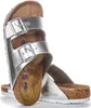 Birkenstock Damen Arizona Leder, Silber Metallic Silver, Produktbild-Vorschau 11