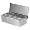 Portaspezie in acciaio inox con 4 scomparti e grande Anteprima dell’immagine prodotto 2