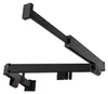 Wand-Wäschetrockner, ausziehbar, 18 Haken, 128 cm, schwarz Voir les images du produit