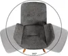 riess-ambiente Drehbarer Design Stuhl BALTIC dunkelgrau Produktbild-Vorschau 11