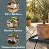 Verrijdbare onderzetter MOBILE SAUCER SQUARE, 44,6 cm - Productafbeelding-voorbeeld 4