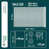 VOUNOT® Zaunblende 1.8×10m, Sichtschutz Zaun 90 g/m² HDPE Produktbild-Vorschau 13