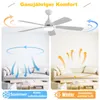 Sofucor Deckenventilator mit Beleuchtung und Fernbedienung, Produktbild-Vorschau 5