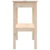 vidaXL Tavolino da salotto 110x40x75 cm in legno massello Anteprima dell’immagine prodotto 12
