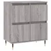The Living Store Sideboards 3 Stk. Grau Sonoma Produktbild-Vorschau 6