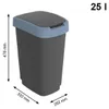 ROTHO Twist - mülleimer - 3 x 25l Produktbild-Vorschau 8