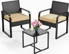 Bealife Gartenmöbel-Sets,Balkonset,Gartentisch- und Produktbild-Vorschau 2