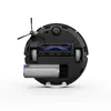 The underside of a black and gray robot vacuum cleaner is shown against a white background. Produktbild-Vorschau