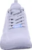 A close-up, front-facing view of a gray Skechers Bobs Sport Squad Chaos women's training shoe. Voir les images du produit