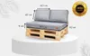 Palettenkissen 120 x 80 Set für Palettenmöbel Europaletten Produktbild-Vorschau 6