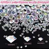Acryl Diamanten Deko Set für Hochzeit Weihnachten DIY 4200 Produktbild-Vorschau 2