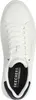 A top-down view of a white sneaker with black accents. Anteprima dell’immagine prodotto