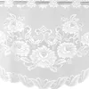 A close-up view of white lace fabric with a floral pattern. Anteprima dell’immagine prodotto
