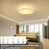 ZMH lampa sufitowa okrągła lampa sufitowa sypialnia tkanina Podgląd zdjęcia produktu 2