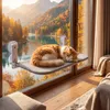 Amaca per gatti Fudajo, 30 x 60 cm, grigio chiaro, adatta a Anteprima dell’immagine prodotto 2