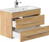 Badmöbel Waschplatz "Portus 700 SlimLine" 70 cm Eiche Gold Produktbild-Vorschau 1