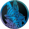 A close-up of a coin featuring a blue and purple character. Produktbild-Vorschau