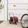 Cloris Designermöbel Fahrradanhänger Hunde Rot und Schwarz Produktbild-Vorschau 1