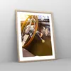 Gerahmtes Poster - Rahmen in heller Eiche - Auto Retro Produktbild-Vorschau 8