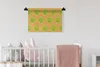 MuchoWow® Wandteppich Wandbehang Limette - Muster - Farben Produktbild-Vorschau 2