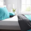 Mikrofaser Bettwäsche Set 135x200 cm Wendebettwäsche Petrol Produktbild-Vorschau 3