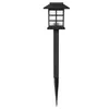 A black solar garden light with a stake. Anteprima dell’immagine prodotto