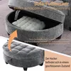 Divano letto multifunzionale 2 in 1 con pouf contenitore, Anteprima dell’immagine prodotto 8